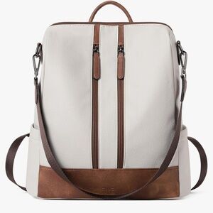 CLUCI Leather Backpack Purse for Women Convertible Large Travel Bag